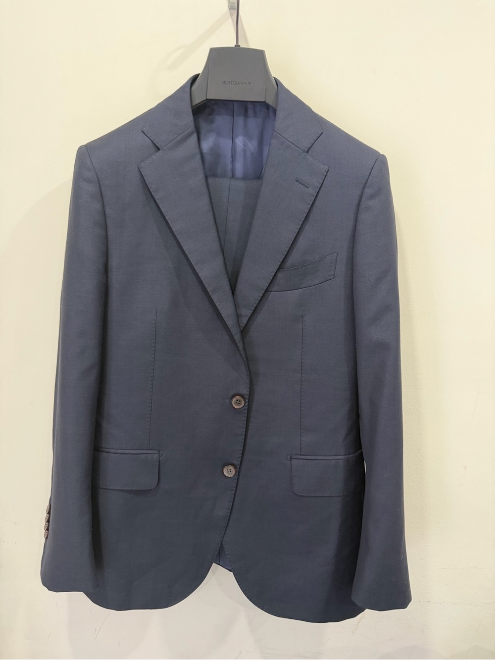 Suitsupply Lazio Navy Blue Suit 40R 2 Piece VBC